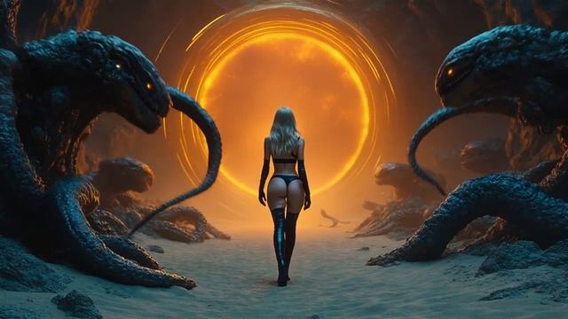 Alien Cosmic Girls 1980's Super Panavision 70