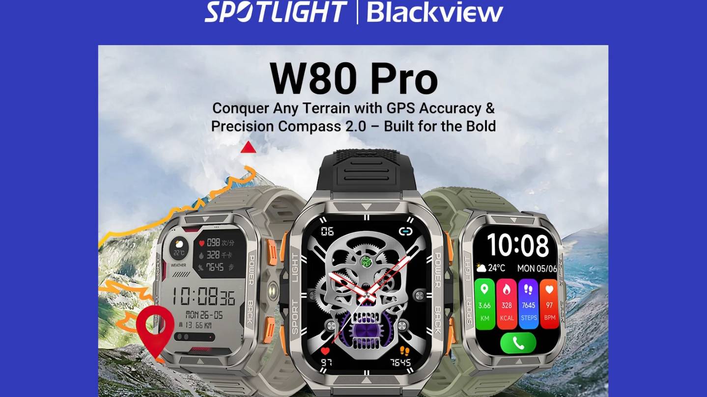 получил Blackview W80 PRO -GPS, IP68,Защита, мега аккумулятор и экран и куча ИИ, встроен переводчик!