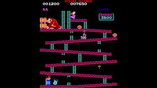 Donkey Kong (Классика NES) — Полный геймплей
