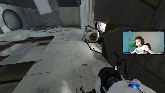 Нас украла злобная робот тётинка!!! Portal 2