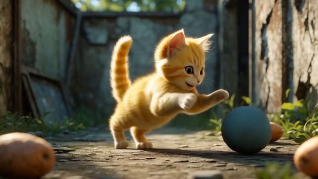 🐾 Kitten Works Hard at Japanese Restaurant to Help Sick Mom 🏥😿 #cat #ai #cute