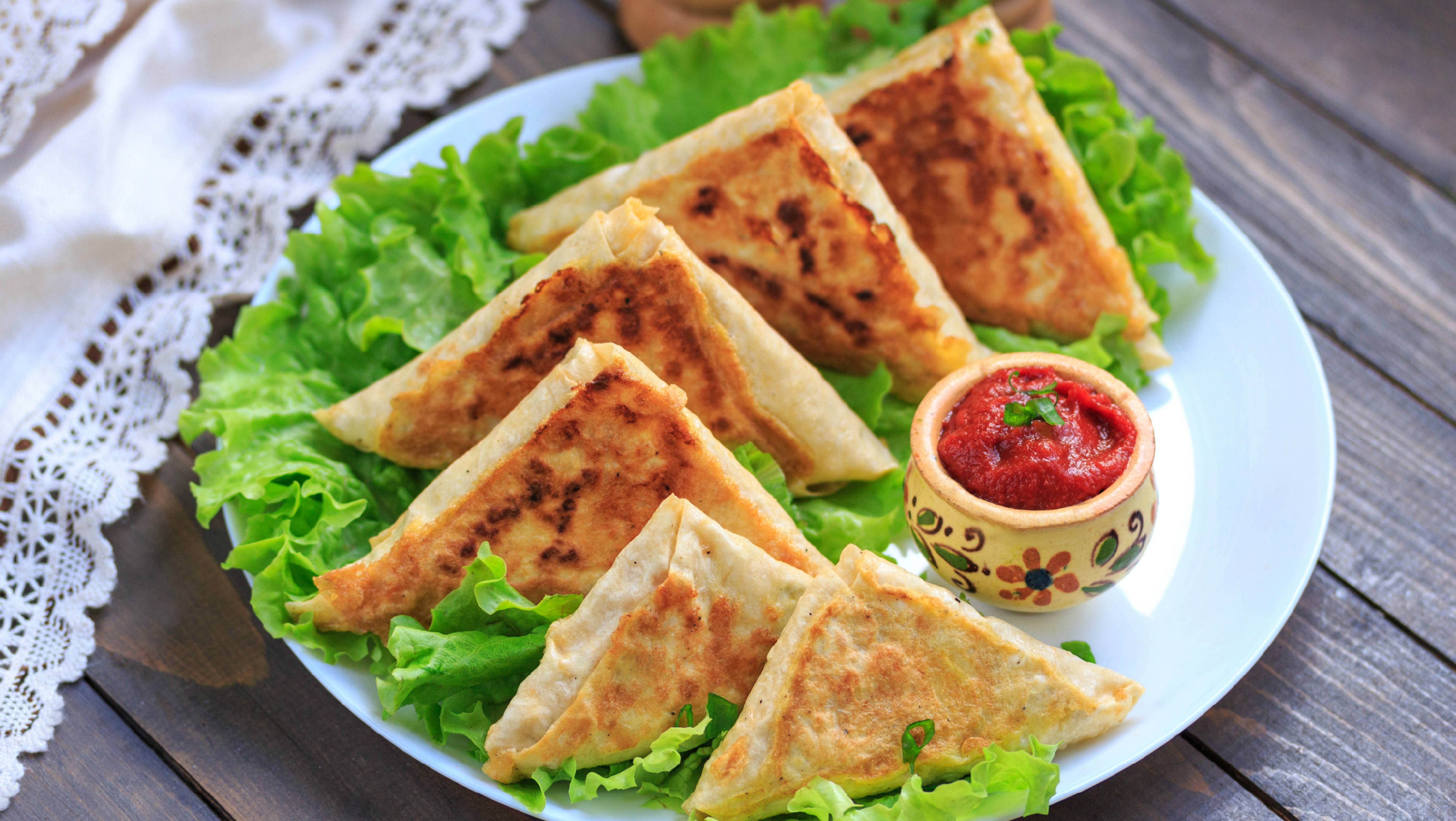 Конвертики с ветчиной и сыром!
