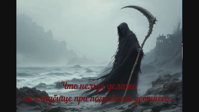 Суеверия и негласные правила, связанные с похоронами-5/9. Что нельзя делать на кладбище...