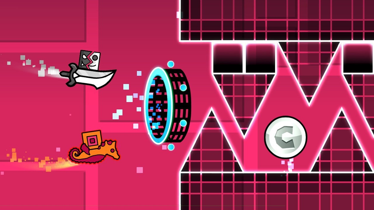 Гонка НА ХУДШИХ МОНЕТАХ в Geometry Dash
