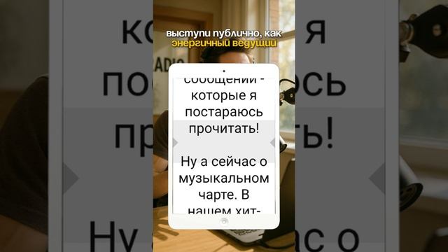 Прокачиваем крутую подачу текста от радиоведущего