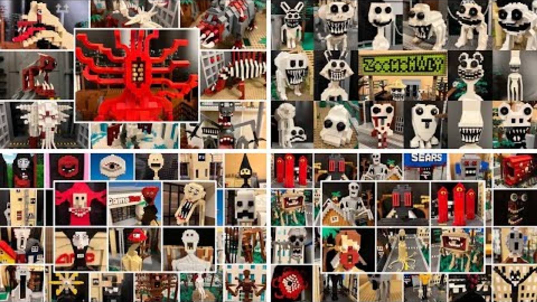 В этом видео вы увидите эпических животных-мутантов из LEGO Zoochosis