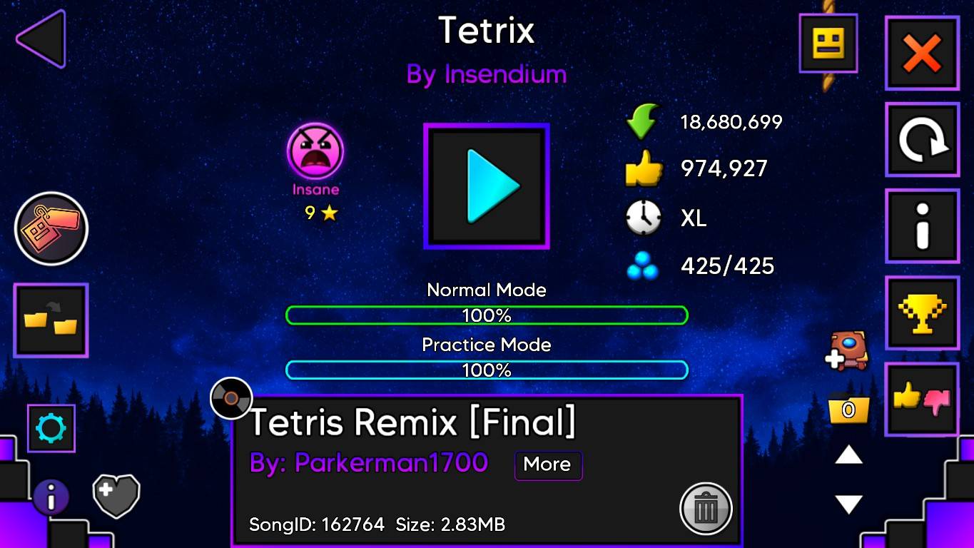 Tetrix by Insendium - 100%
