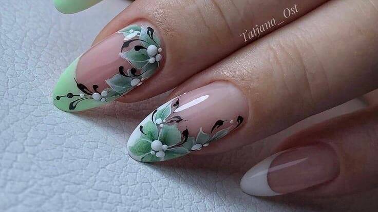Красивый маникюр на праздник