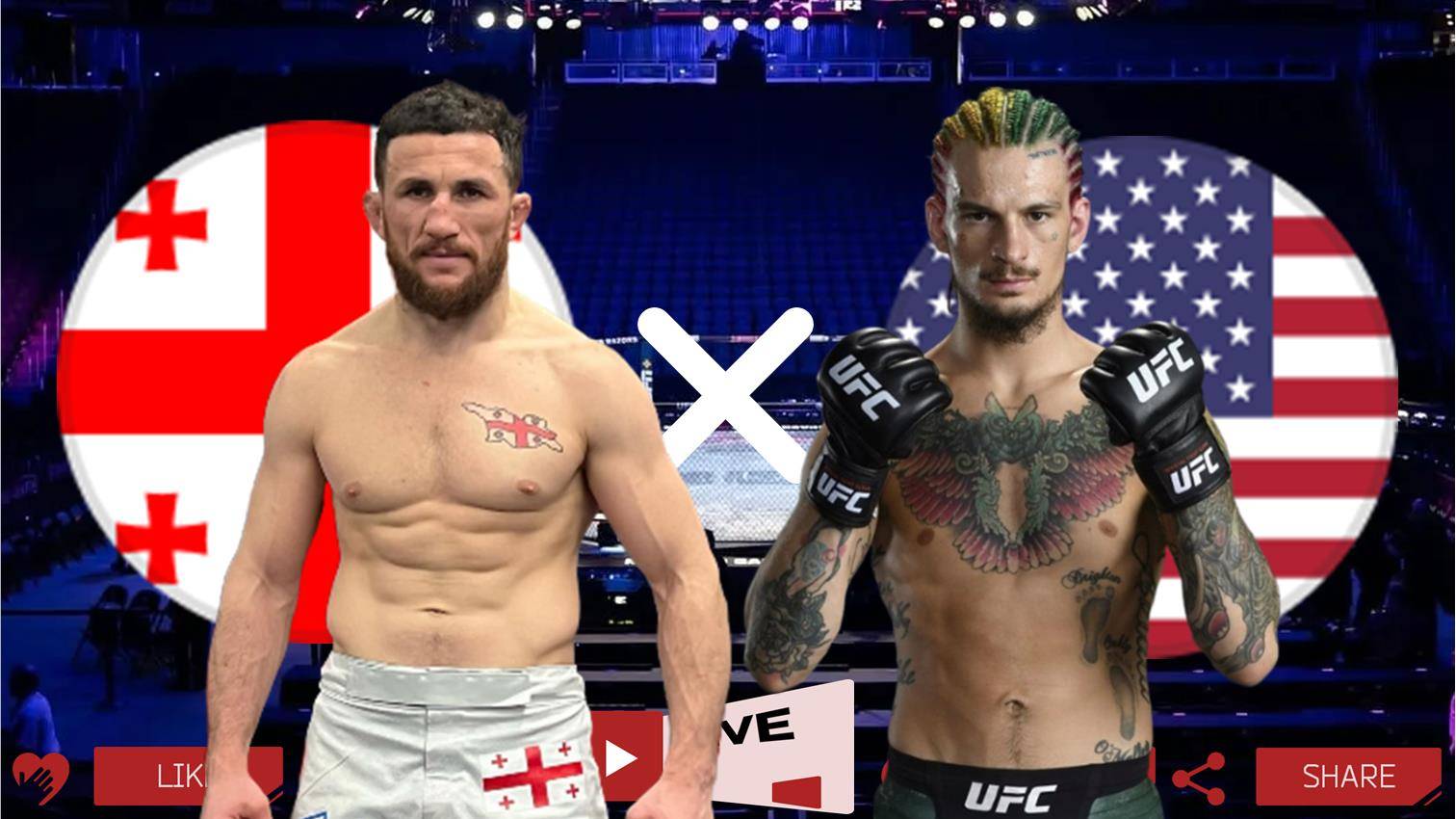 UFC 316 | Мераб Двалишвили – Шон О'Мэлли прямая трансляция