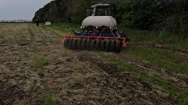 Тончайшие настройки Посевной Машины РА-3.11 на вводе 179 га. залежи в сева оборот.