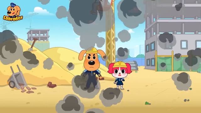 ⛑️Не играйте на стройке   ⚠️Безопасность детей   🔍Новая серия   📺Детский мультик   Шериф Лабрадор