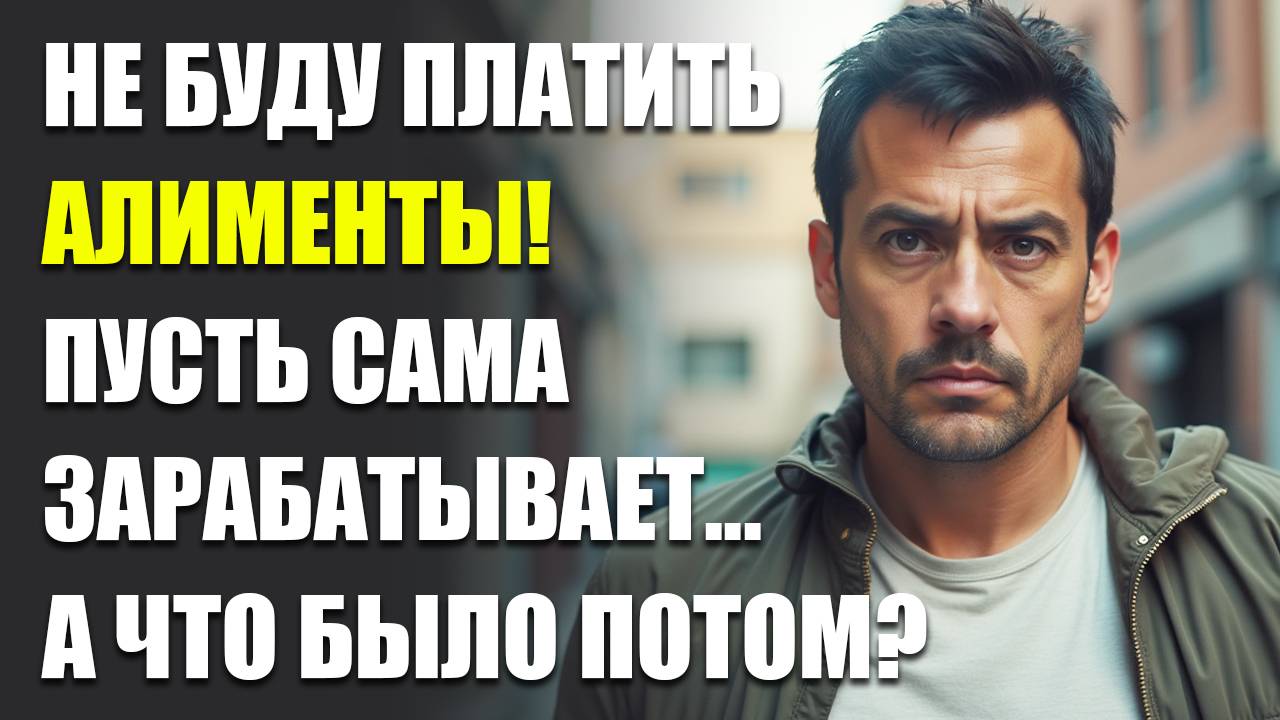 Он отказался платить алименты, но жизнь расставила всё по своим местам... | жизненные истории