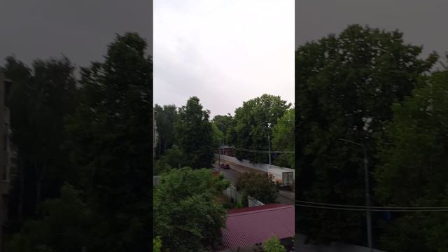 7.06.2025 года грозовой фронт ⛈️ без грозы в Рязани.