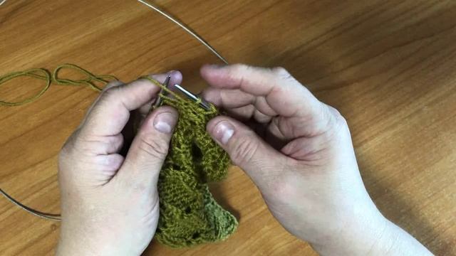 Сегодня повжем вот такой узор спицами