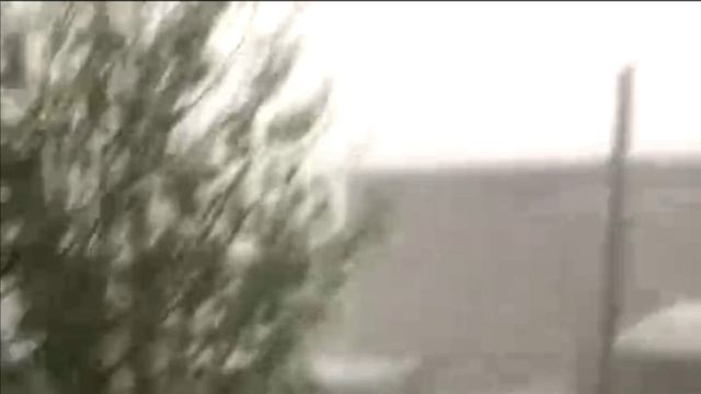 Шторм из града в Китае