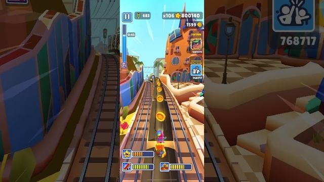 Сезонное испытание subway Surfers