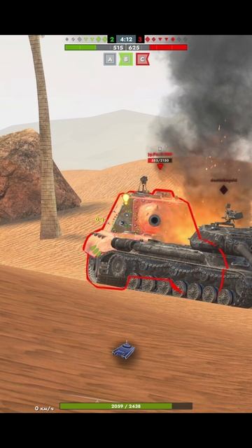 АМХ 50Б  КАТЯ делает БИТВУ ВЕКА amx 50b #tanksblitz