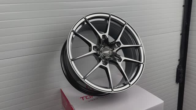 Диски CN Forged 2161B 20 8.5J вес 11kg Hyper Black Machined Lip