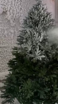 Заснеживание елки