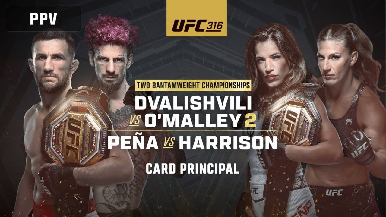 UFC 316 Полный кард прямая трансляция