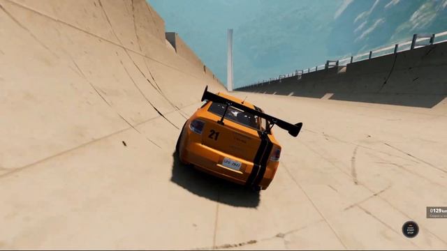 Супер рампа в BeamNG.drive!