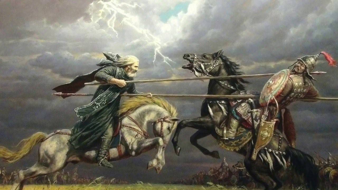 Русский воин против Челубея. Почему Пересвет не надел лат?