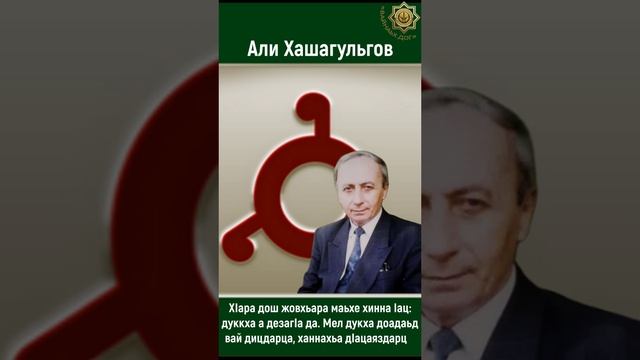 МОТТ, КЪАМ, МОХК. Али Хашагульгов. НАЬНА МОТТ - ДАЬЛА СОВГIАТ, ХАЛКЪА СА!