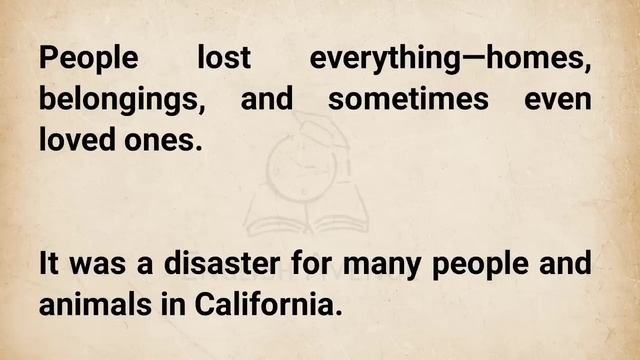 Los Angeles Wildfire   How Climate Change is Impacting Our Future   Learn English Through Story 🔥