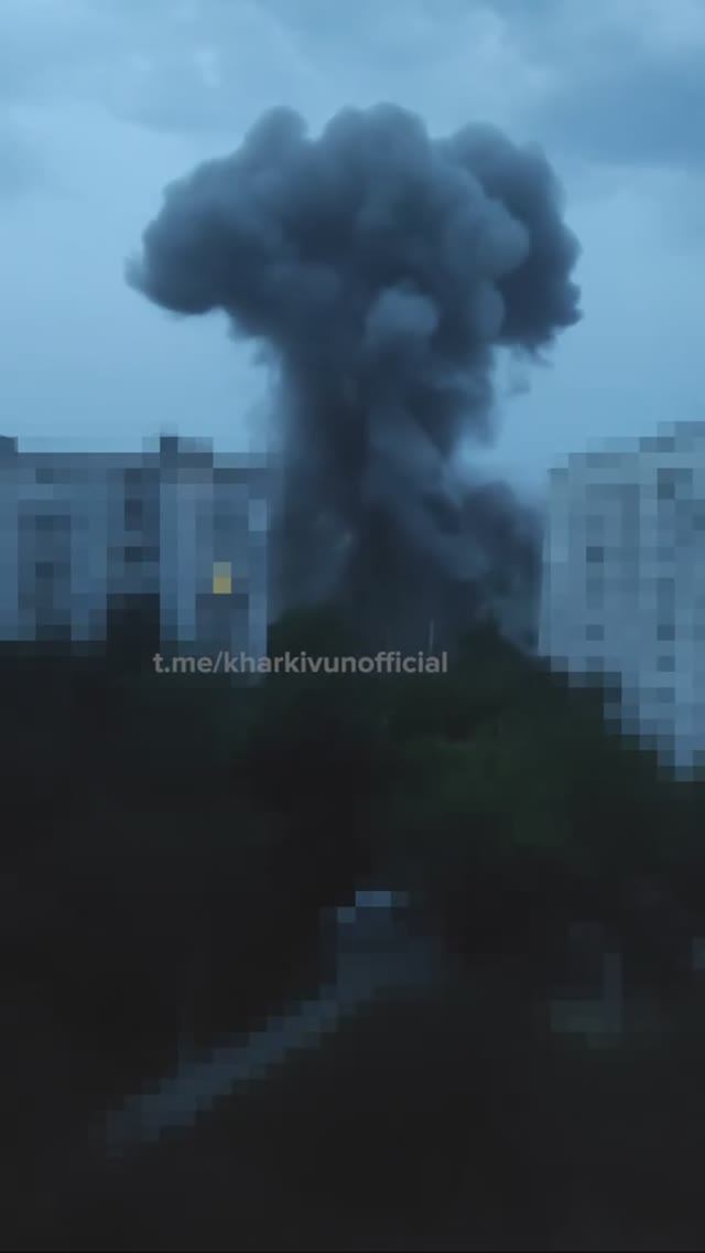 Массированная атака на Харьков