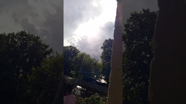 2 часть грозового фронта ⛈️ в Рязани,7.06.2025 года