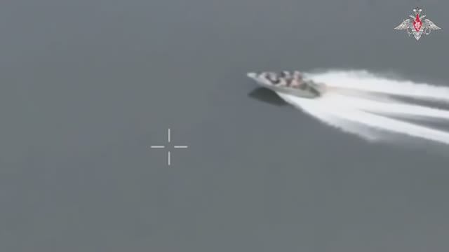 В Херсонской области уничтожена лодка с боевиками ВСУ