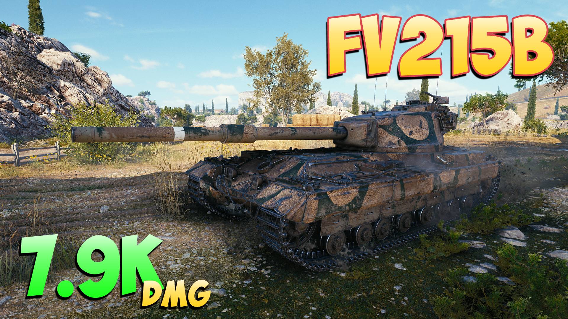 FV215b - 5 Фрагов 7.9K Урона - Изящный! - Мир Танков