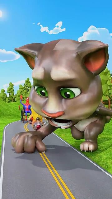 Funny Cars & Strange Cars vs Scary Tom Cat