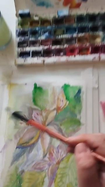 Рисуем весну, слушаем соловья.