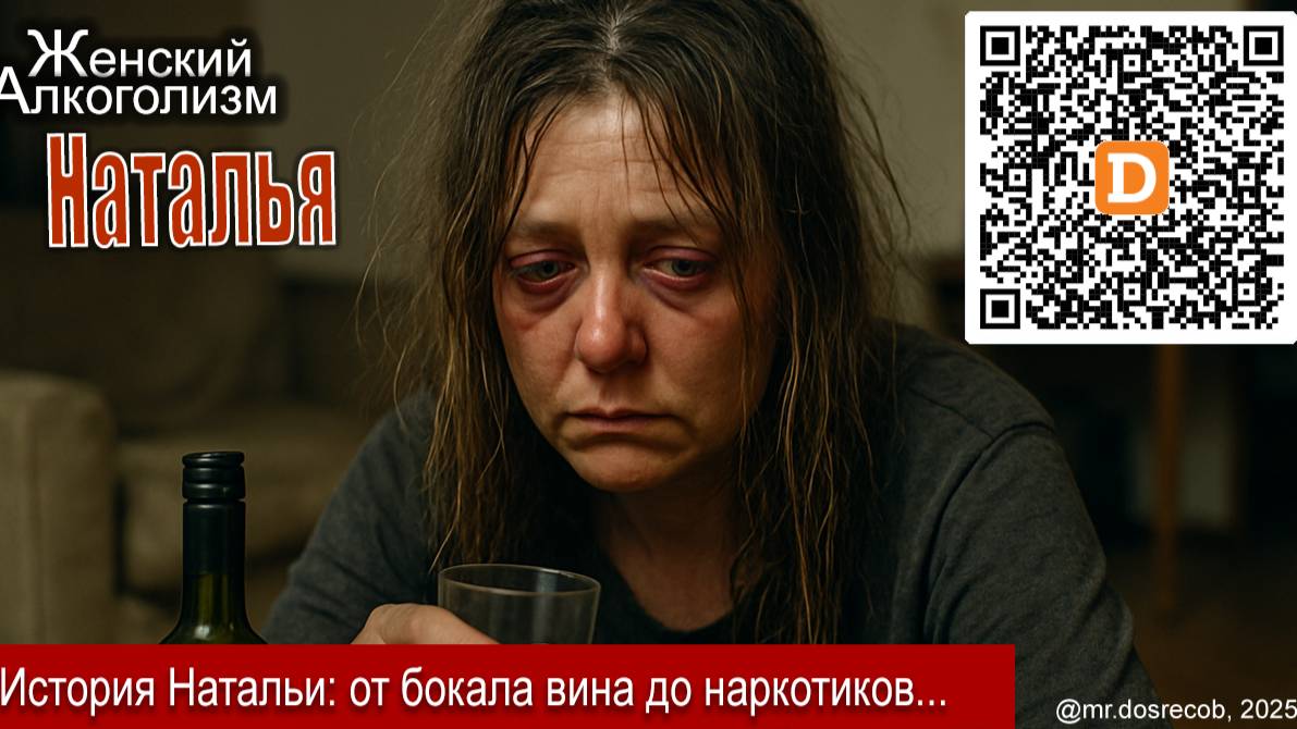 Жениский Алкоголизм - история Натальи, от Бакала вина к Наркотикам...