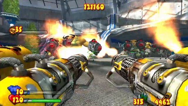 Мой мод для Serious Sam 2• My mod for Serious Sam 2• Flamethrower on levels• Огн?
