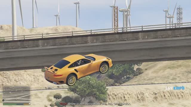 Porsche 911 Turbo S краш и тест драйв и обзор мода в #gta5 #mod