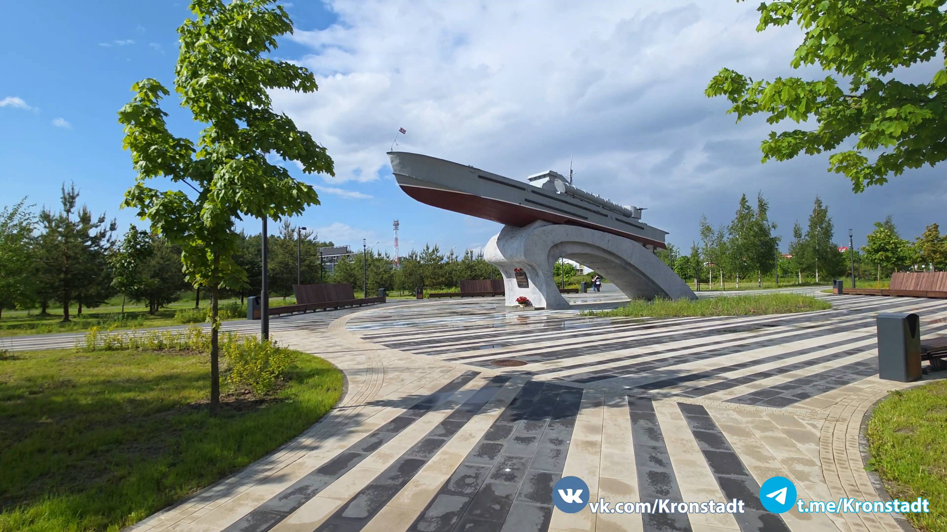 Сквер «Катерников» в Кронштадте. 7 июня 2025 г.