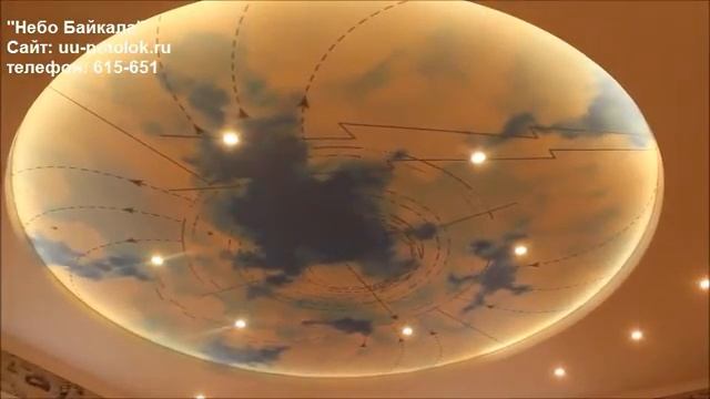 Натяжной потолок в детской