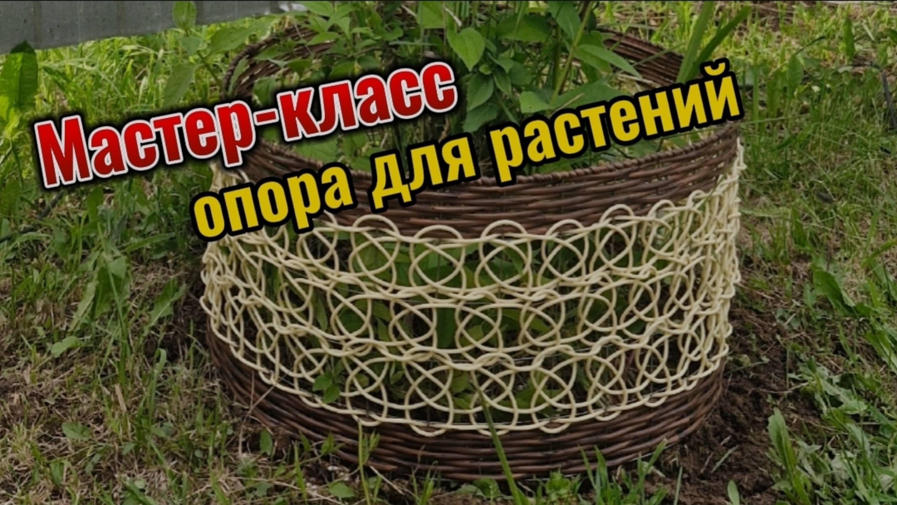 опора для растений из ротанга