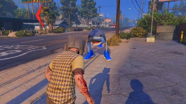 FlazinЗА МНОЙ ОХОТИТСЯ ТУНГ ТУНГ ТУНГ САУР В ГТА 5 ! - 24 ЧАСА СПАСАЮСЬ В GTA 5