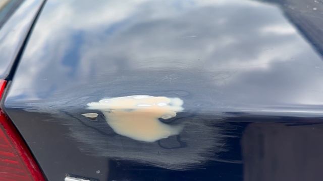 Подготовка скола к точечной покраске аэрографом