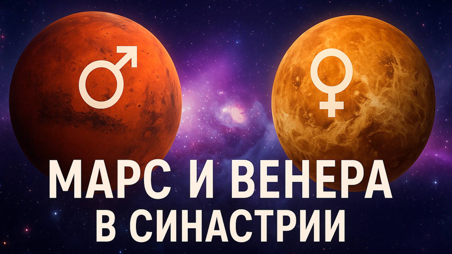 Марс и Венера в синастрии
