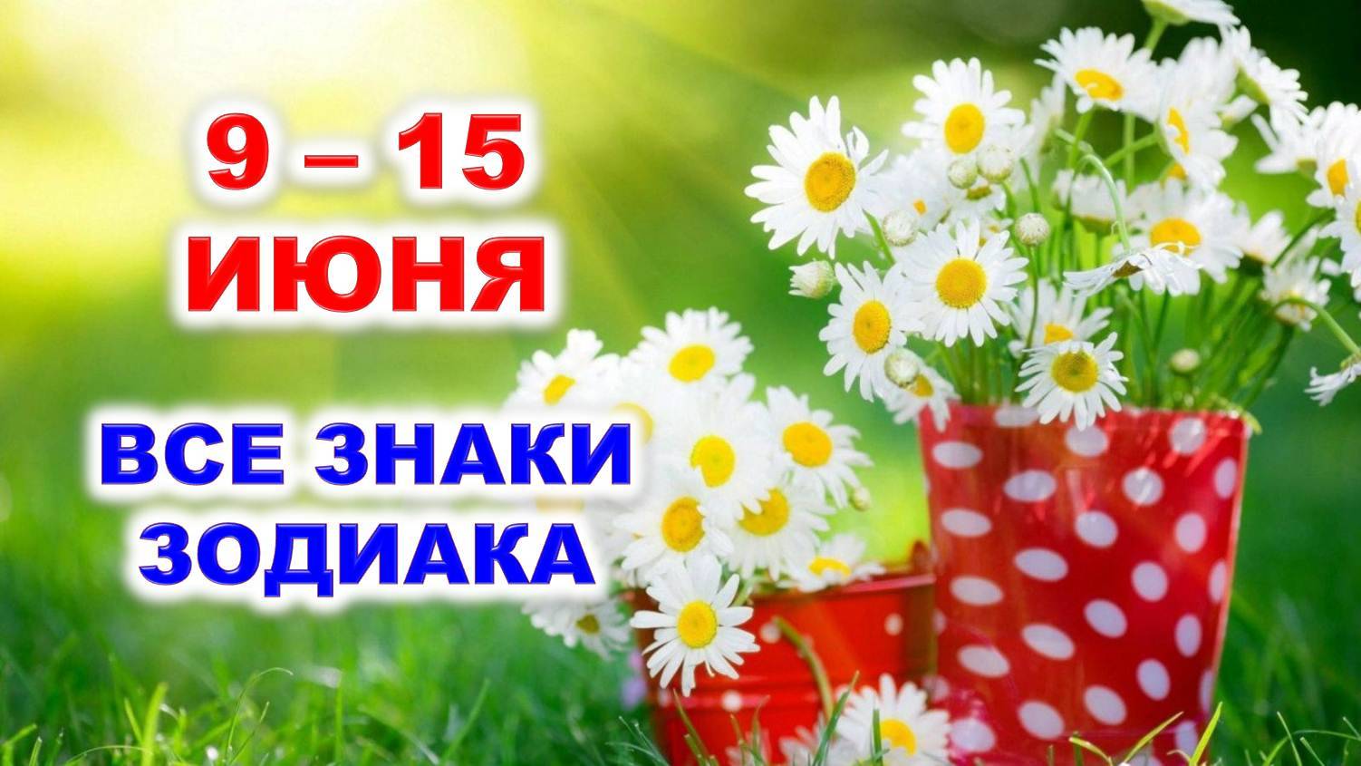 🌸 С 9 по 15 ИЮНЯ 2025 г. 🌿 Таро-прогноз для каждого знака зодиака ✨️