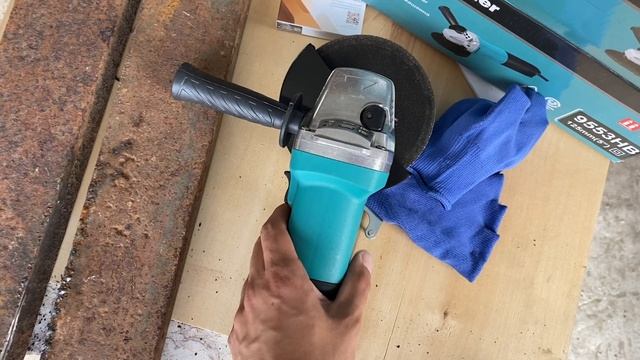 Angle Grinder болгарка 125 обзор, распаковка, резка и шлефовка