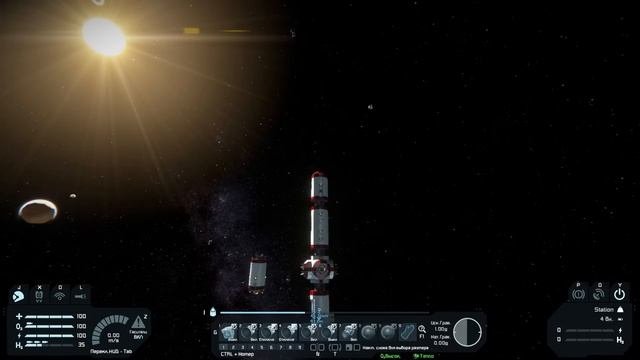 Space Engineers Собираем новую ракету и жилой модуль 9 ч2