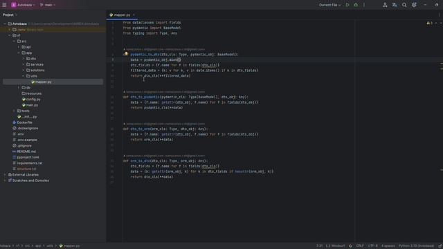 Стандартизированный Backend на примере курсовой работы