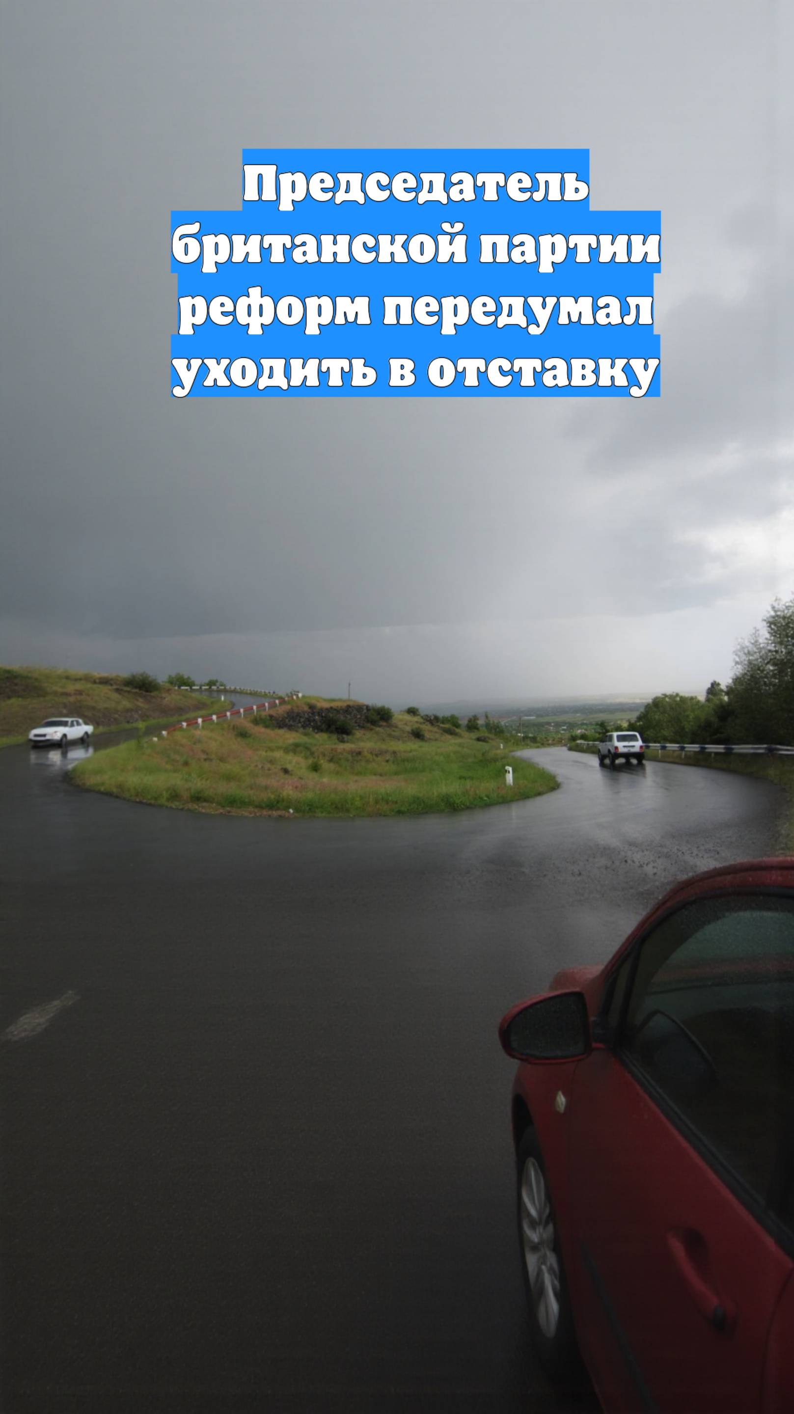 Председатель британской партии реформ передумал уходить в отставку