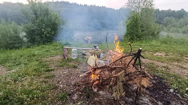 Утро на рыбалке