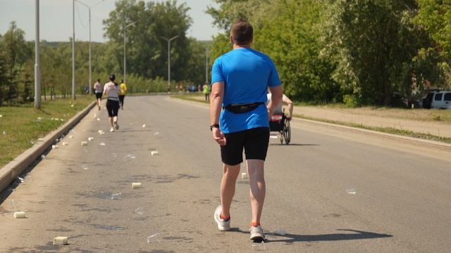 Участвовал в марафоне на 10км